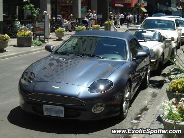 Aston Martin DB7 spotted in Toronto, Canada