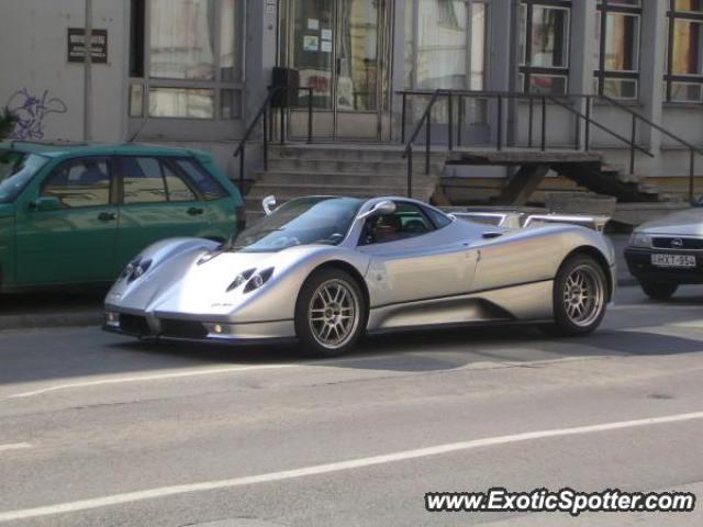 Pagani Zonda spotted in Szekesfehervar, Hungary