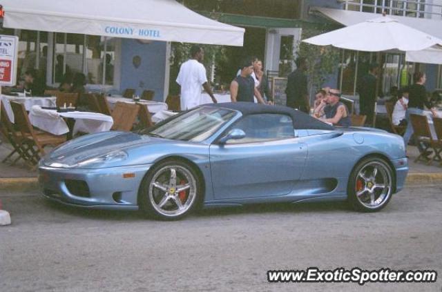 Ferrari 360 Modena spotted in Miami, Florida