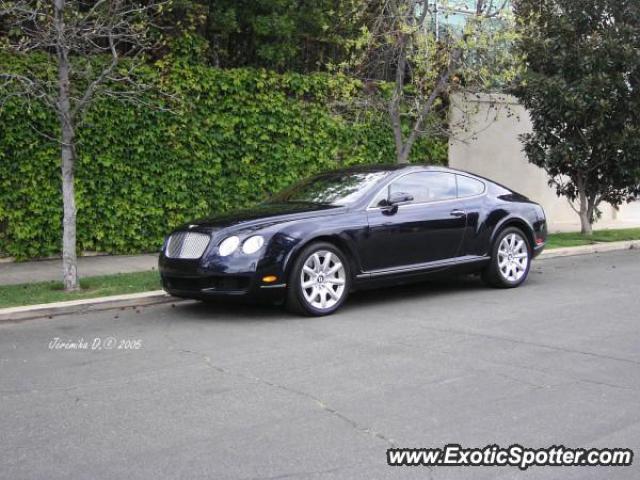 Bentley Continental spotted in San Diego, California