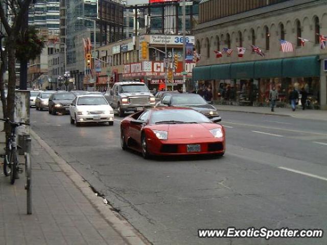 Lamborghini Murcielago spotted in Toronto, Canada