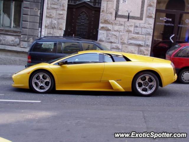 Lamborghini Murcielago spotted in Budapest, Hungary