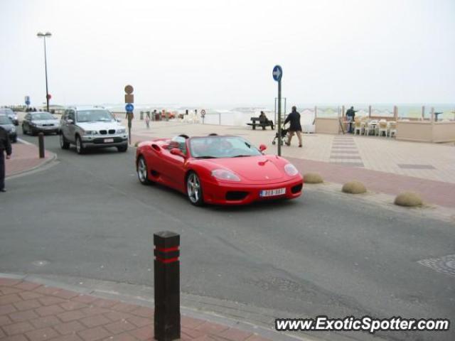 Ferrari 360 Modena spotted in Knokke, Belgium