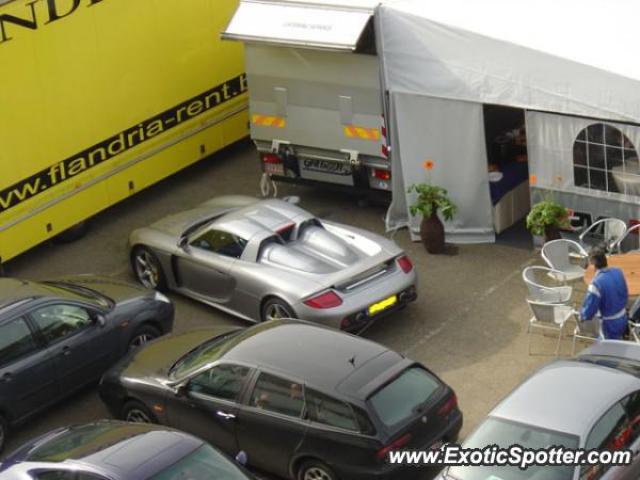 Porsche Carrera GT spotted in Zolder, Belgium