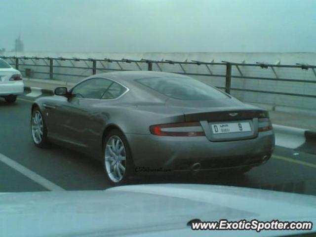 Aston Martin DB9 spotted in Dubai, United Arab Emirates