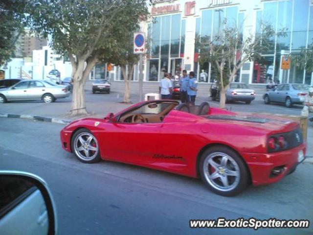 Ferrari 360 Modena spotted in Dubai, United Arab Emirates