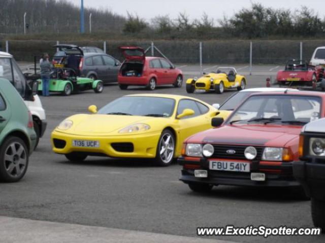 Ferrari 360 Modena spotted in Donington, United Kingdom