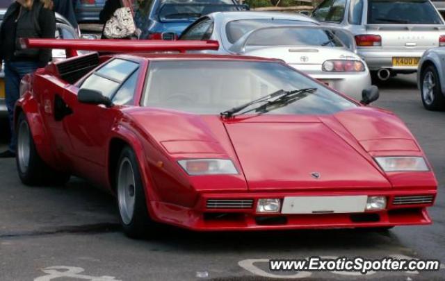 Lamborghini Countach spotted in Dorking, United Kingdom