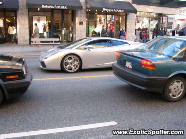 Lamborghini Gallardo spotted in Vancouver, Canada