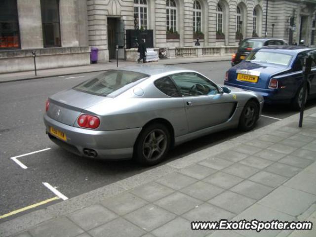 Ferrari 456 spotted in London, United Kingdom