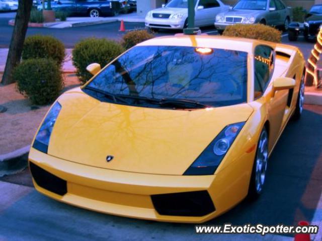 Lamborghini Gallardo spotted in Phoenix, Arizona