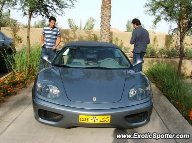 Ferrari 360 Modena spotted in Dubai, United Arab Emirates