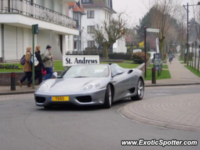 Ferrari 360 Modena spotted in Knokke, Belgium