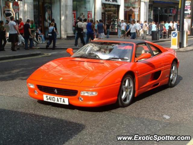 Ferrari F355 spotted in London, United Kingdom