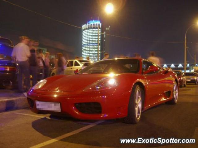 Ferrari 360 Modena spotted in Moscow, Russia