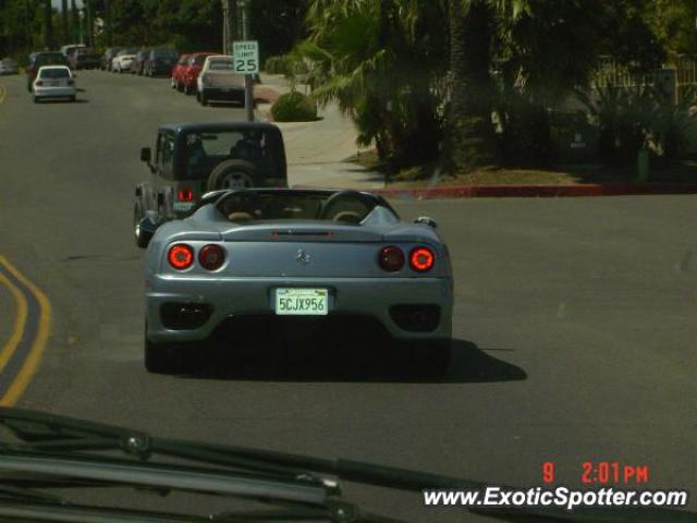 Ferrari 360 Modena spotted in La Jolla, California