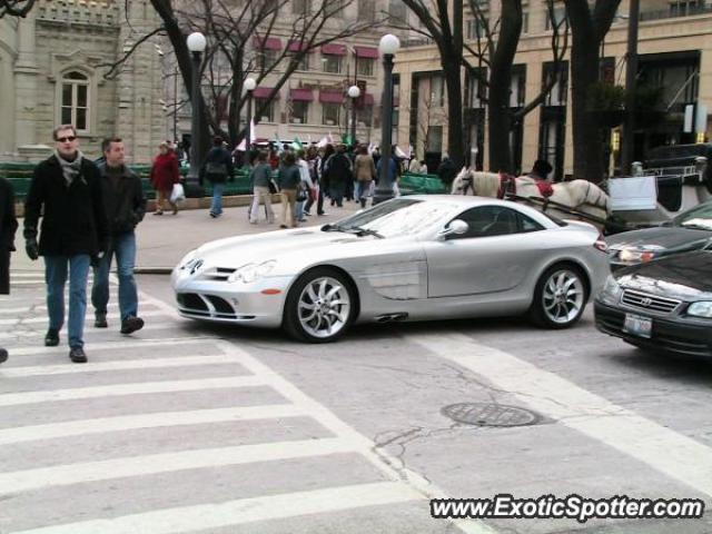 Mercedes SLR spotted in Chicago, Illinois