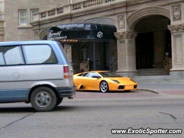 Lamborghini Murcielago spotted in Edmonton, Canada