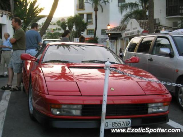 Ferrari Testarossa spotted in Marbella, Spain