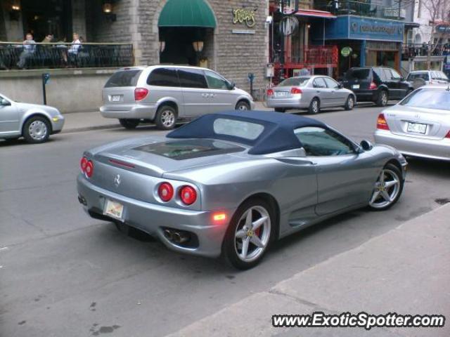 Ferrari 360 Modena spotted in Montreal, Canada