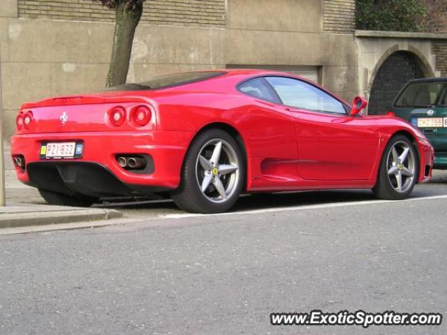 Ferrari 360 Modena spotted in Knokke, Belgium