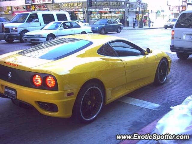 Ferrari 360 Modena spotted in Los Angeles, California