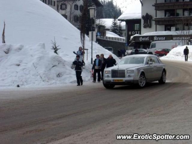 Rolls Royce Phantom spotted in Lech, Austria