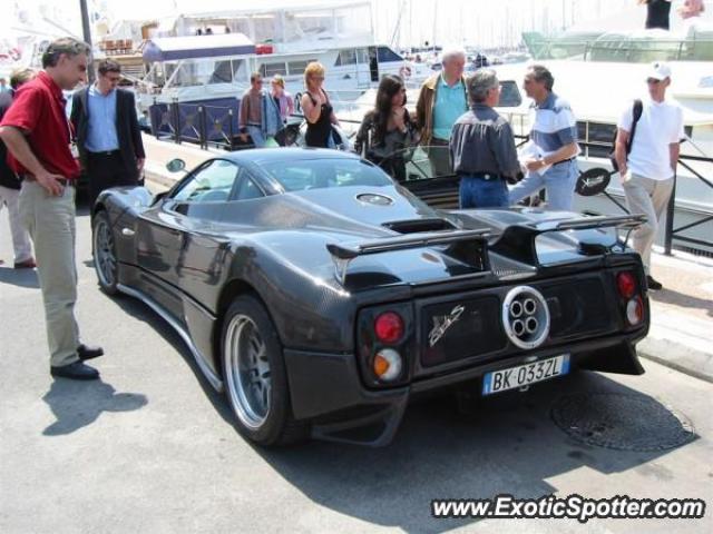 Pagani Zonda spotted in Cannes, France