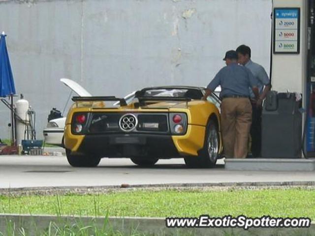 Pagani Zonda spotted in Bangkok, Thailand