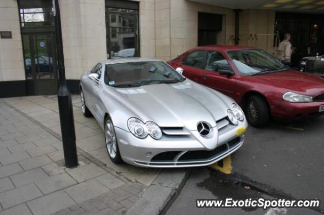 Mercedes SLR spotted in London, United Kingdom