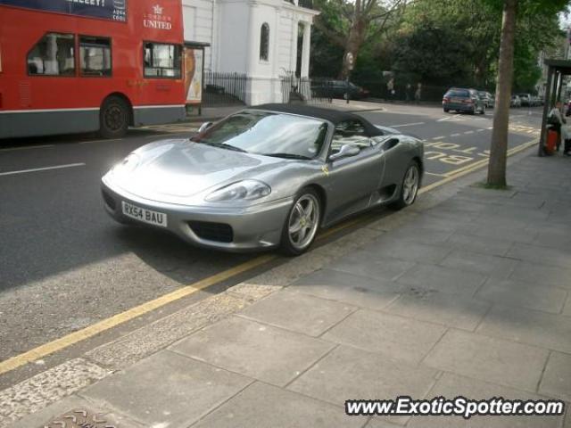 Ferrari 360 Modena spotted in London, United Kingdom