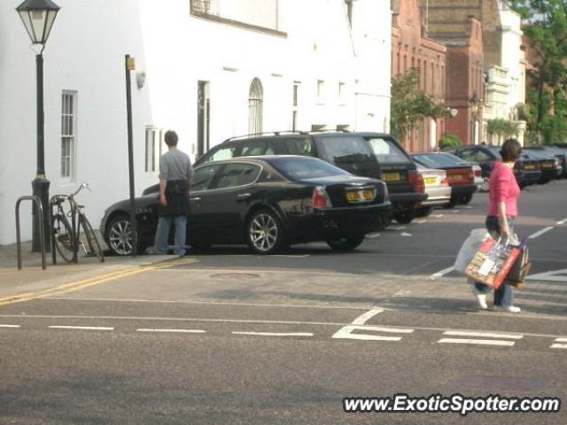 Maserati Quattroporte spotted in London, United Kingdom