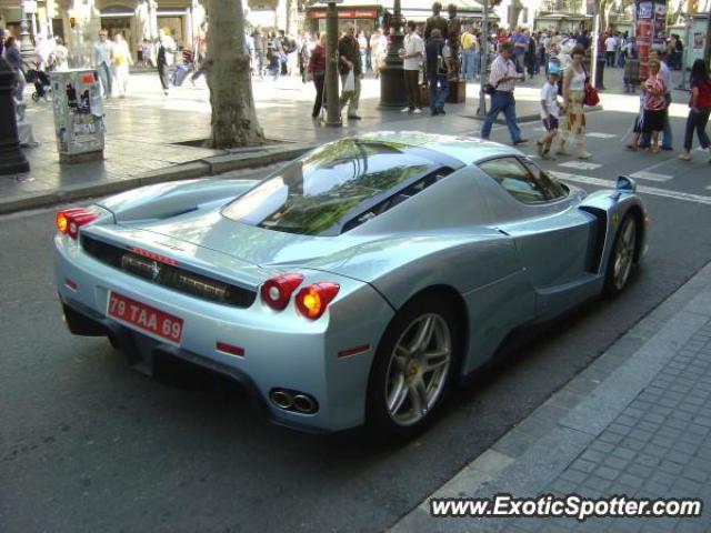 Ferrari Enzo spotted in Barcelona, Spain