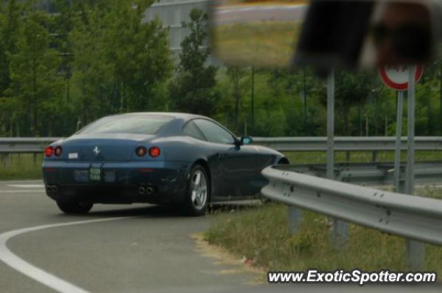 Ferrari 612 spotted in Maranello, Italy