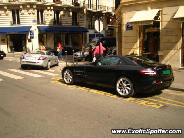 Mercedes SLR spotted in Paris, France