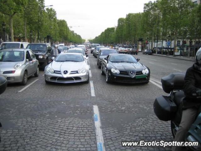 Mercedes SLR spotted in Paris, France