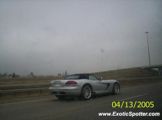 Dodge Viper spotted in Edmonton, Canada