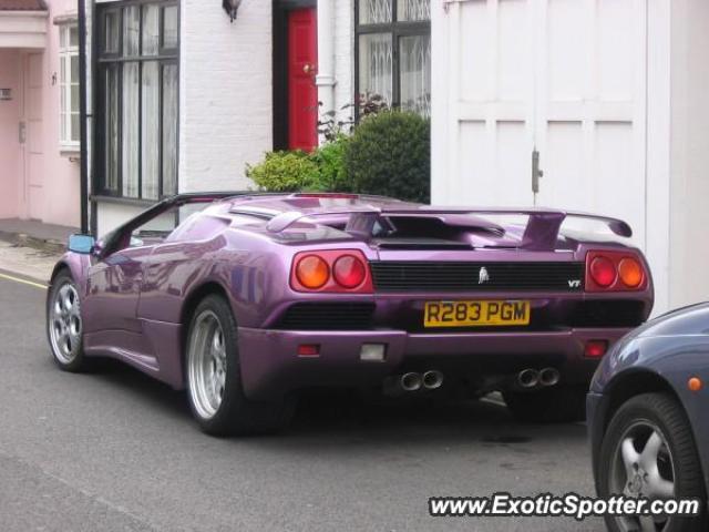 Lamborghini Diablo spotted in London, United Kingdom