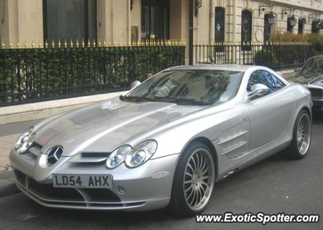 Mercedes SLR spotted in Paris, France