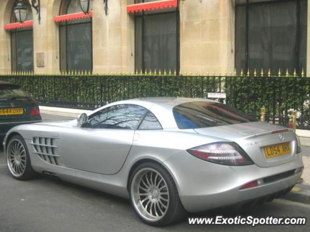 Mercedes SLR spotted in Paris, France