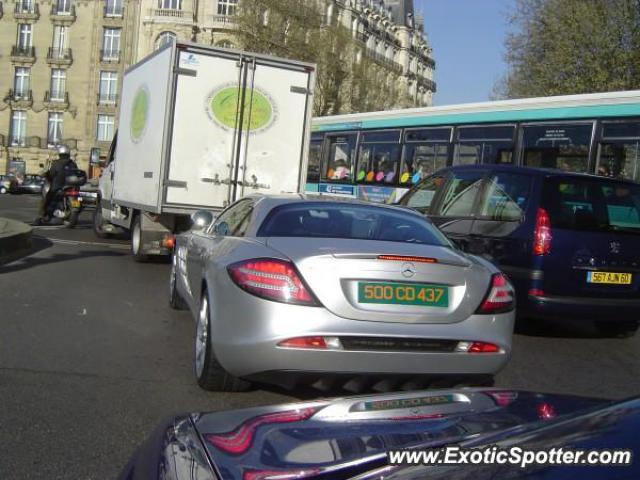 Mercedes SLR spotted in Paris, France