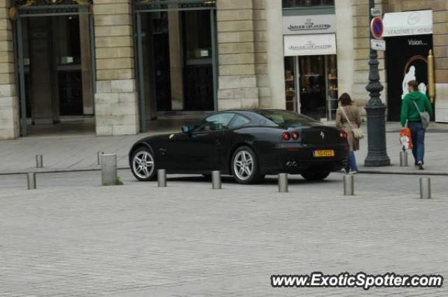 Ferrari 612 spotted in Paris, France