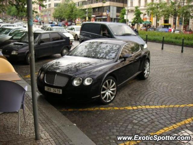 Bentley Continental spotted in Prague, Czech Republic