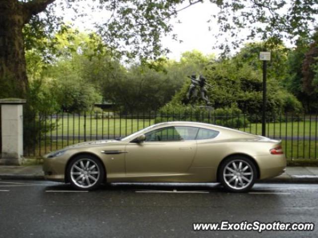 Aston Martin DB9 spotted in London, United Kingdom