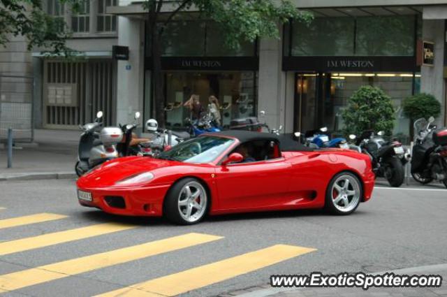 Ferrari 360 Modena spotted in Zuerich, Switzerland