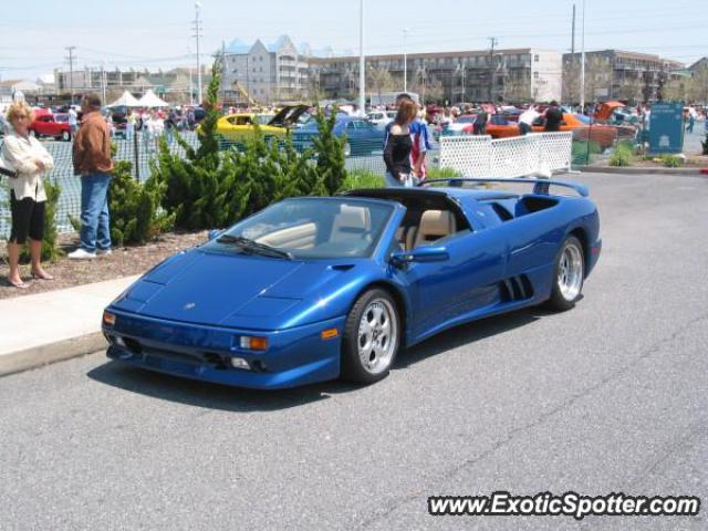 Lamborghini Diablo spotted in Ocean City, Maryland