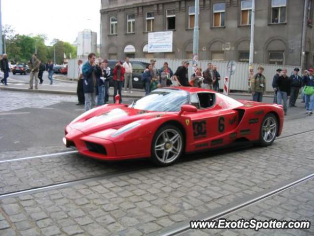 Ferrari Enzo spotted in Prague, Czech Republic