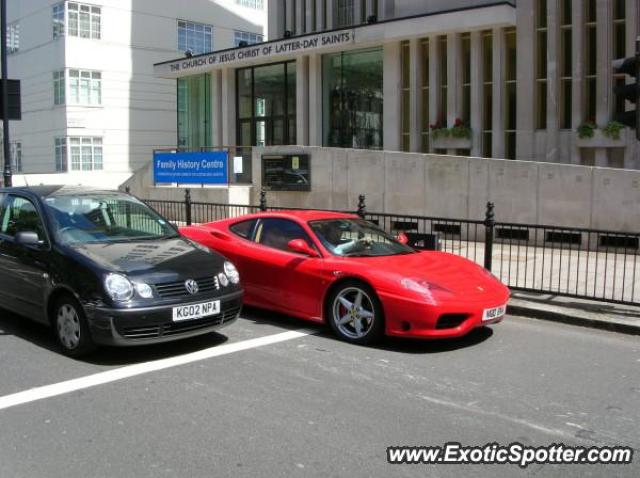 Ferrari 360 Modena spotted in London, United Kingdom