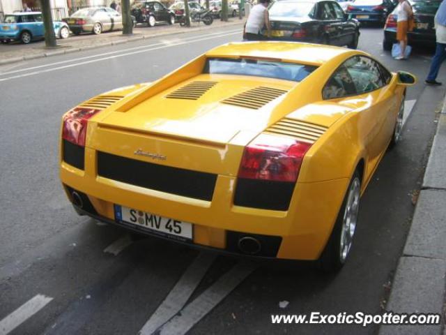 Lamborghini Gallardo spotted in Paris, France