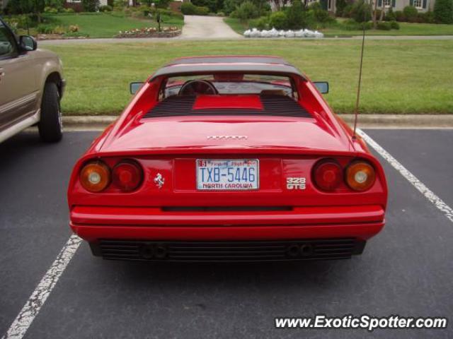 Ferrari 328 spotted in Davidson, North Carolina